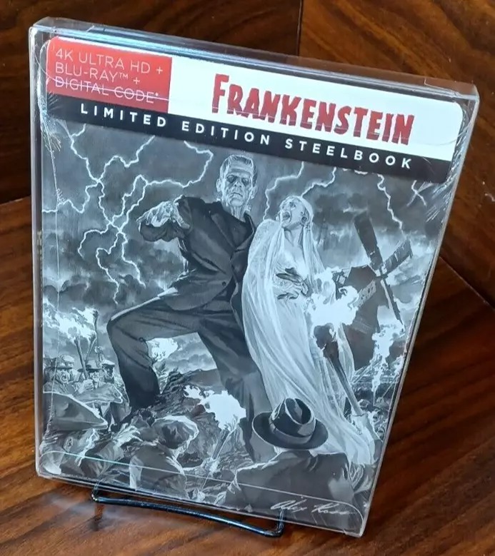 Frankenstein Steelbook (4K+Blu-ray)-NEW-w/PROTECTIVE SLEEVE-Free Box Shipping
