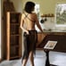 Black Lace Open Back Teddy Bodysuit w/ Mesh Skirt
