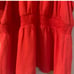 City Chic Frilly Peekaboo Halter-Neck Top Coral SZ 16