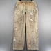Vintage Carhartt Carpenter Pants Mens 35x32 Original Dungaree Fit Brown B11-BRN