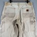 Vintage Carhartt Carpenter Pants Mens 35x32 Original Dungaree Fit Brown B11-BRN