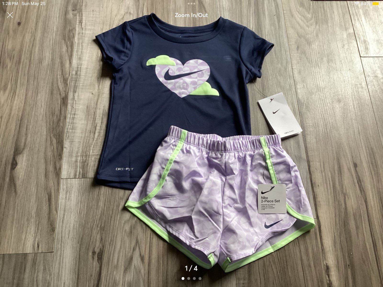 Nike toddler girls shorts set size 2T(NWT) ~PRICE IS FIRM, NO OFFERS~