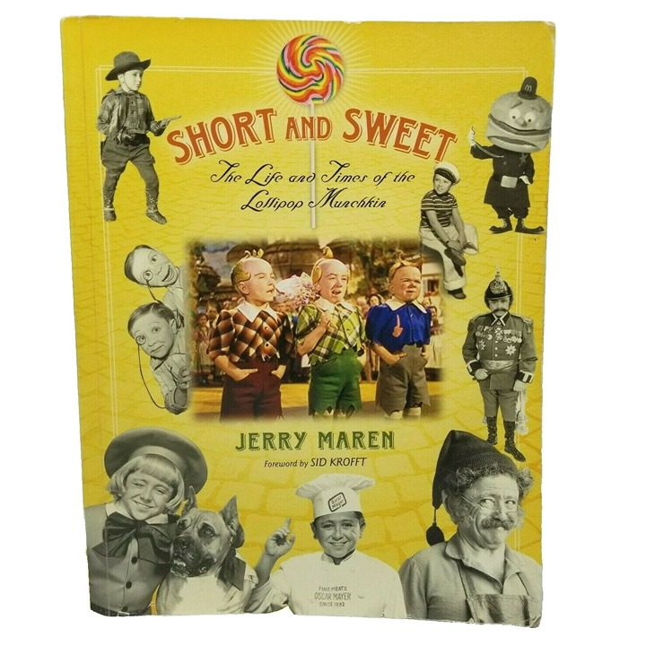 Short And Sweet Signed Book Wizard Of Oz Munchkin Autograph Jerry Maren Memoir
