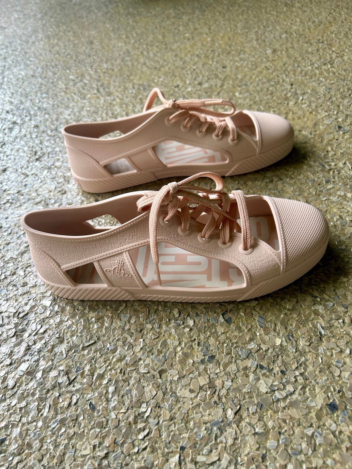 Melissa Vivienne Westwood rubber sneakers size 8