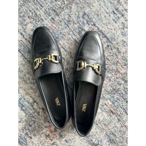Loafers Zara leather