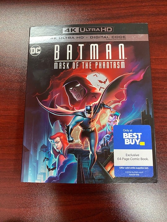 Batman: Mask of the Phantasm (4K UHD) Best Buy Exclusive Comic Book *NEW*