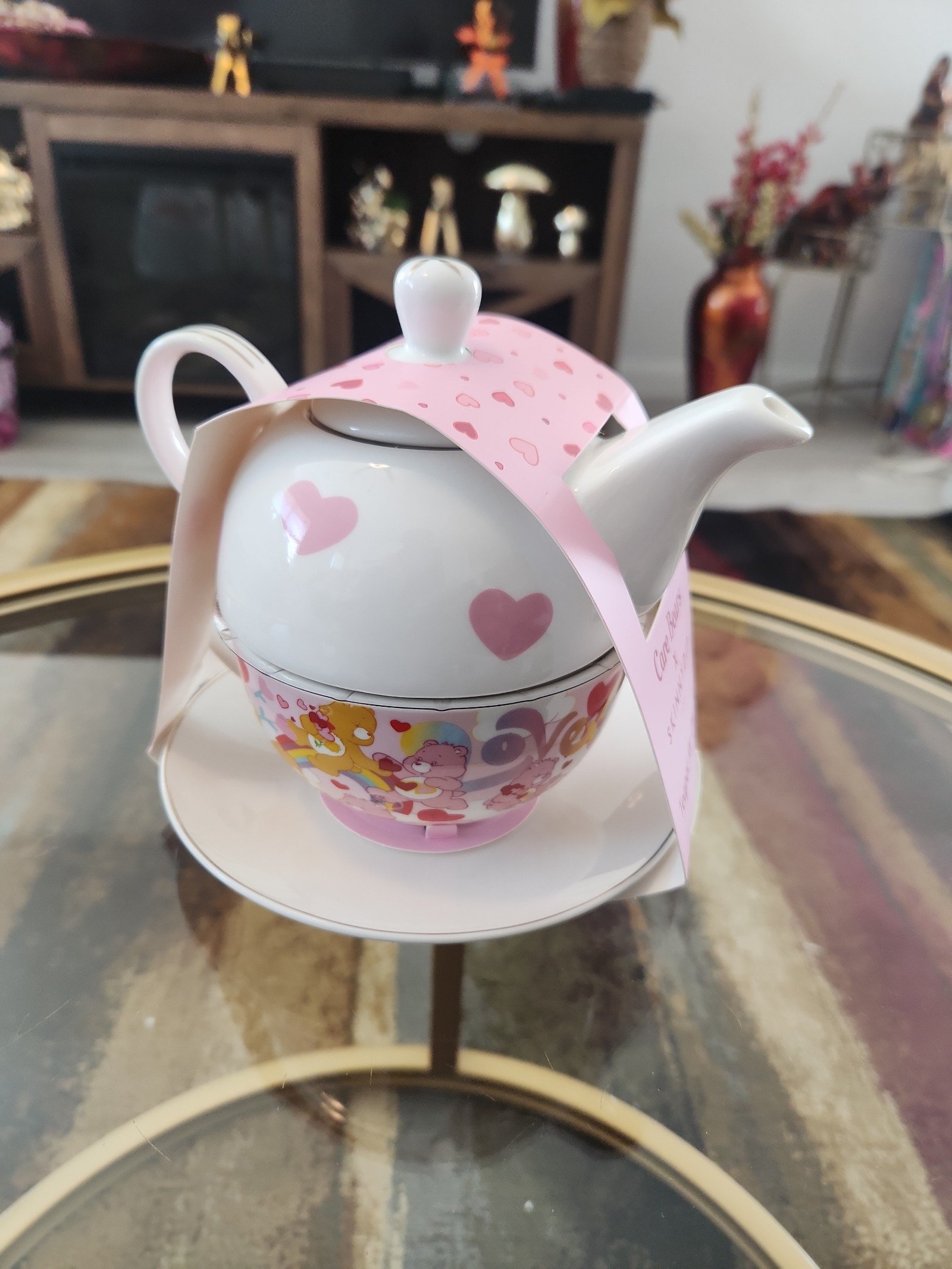 Care Bears x Skinnydip Valentine's Teapot for One Set