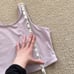 OUTDOOR VOICES Venus Crop Top Bra V-Back High Neck RARE Size Small NWOT