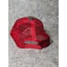 Vintage Snapback Misfits Roses Men's Trucker Hat Red Sparkle Bling Cap