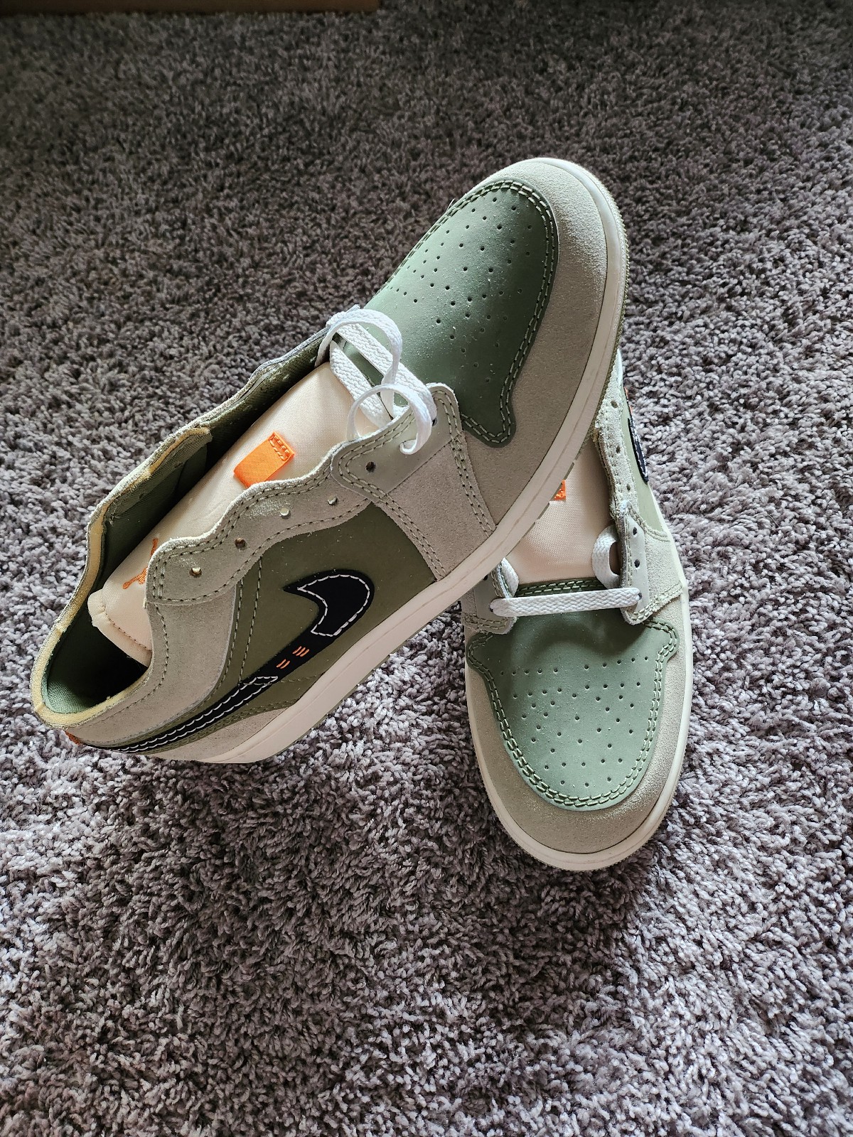 Nike Air Jordan 1 Low Se Crafy Size 12 Mens