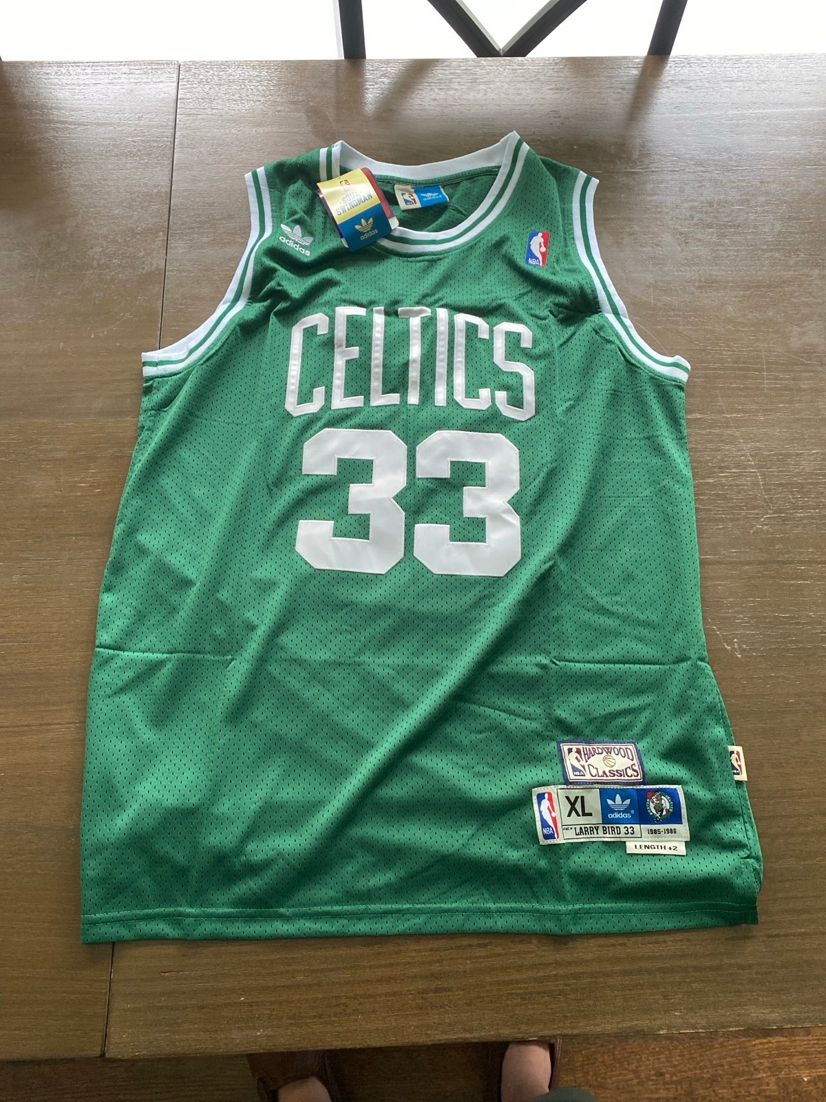 Larry Bird XL New Celtics NBA Jersey Men