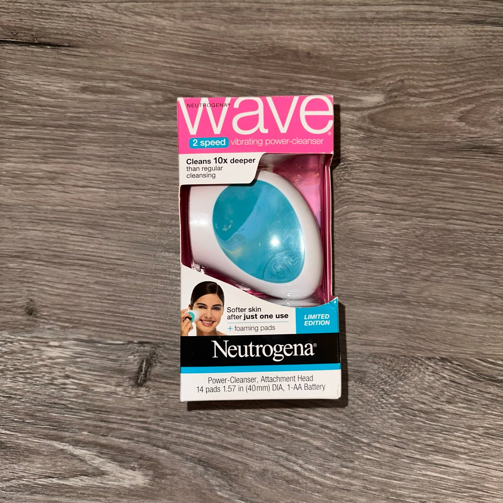RARE Neutrogena Wave Original Limited Edition Blue