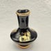 Vintage // 24k // Gold // Ceramic // Greek // Handmade // Vase // Black // Rare