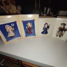 Hallmark father Christmas ornaments