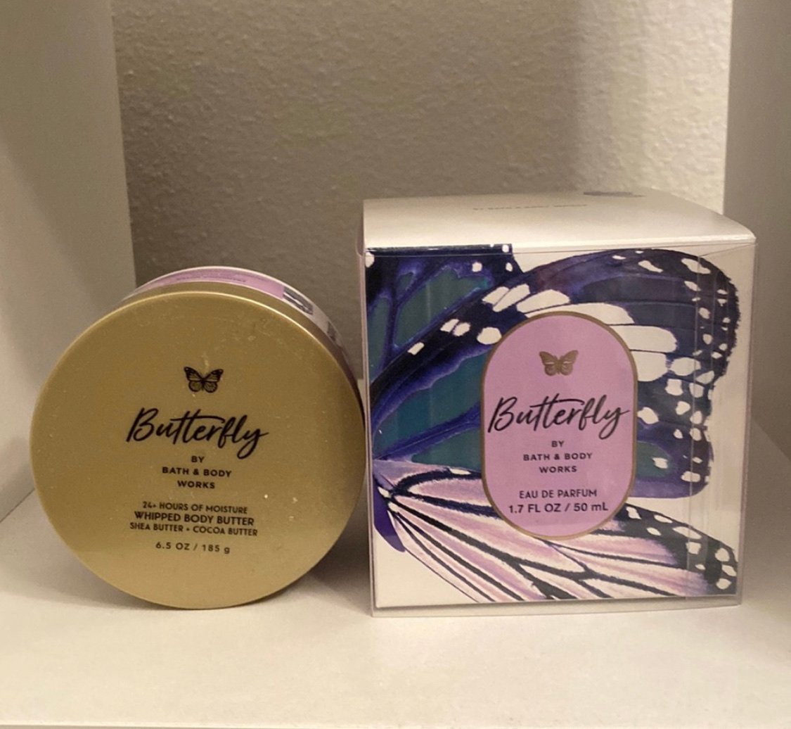 Bath and body works butterfly set