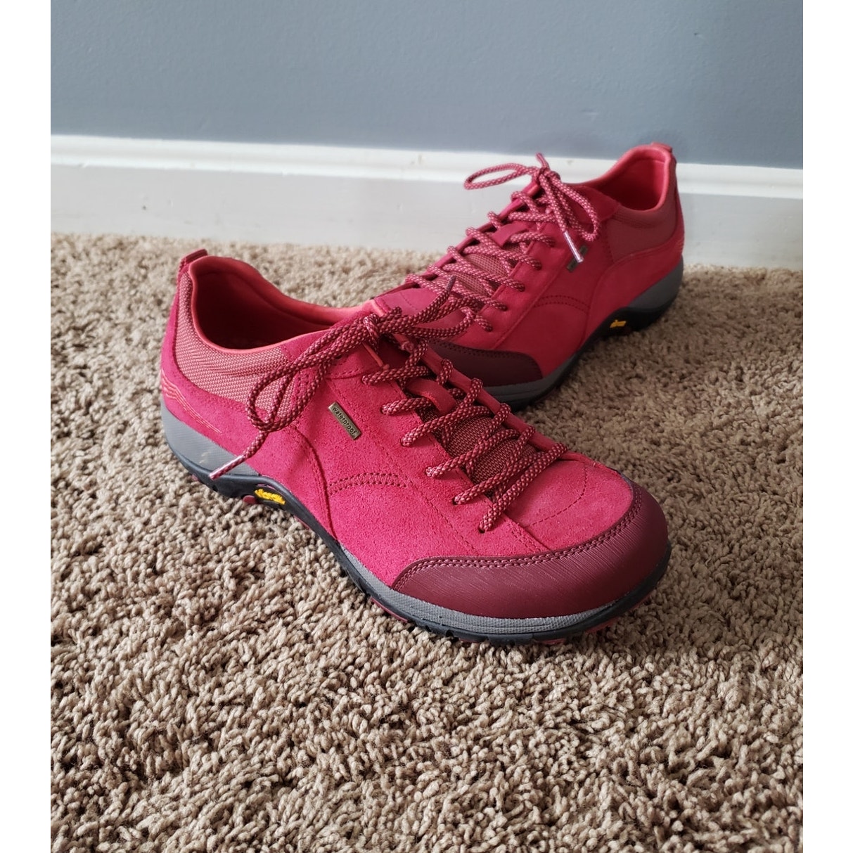 Dansko paisley burnished suede waterproof lace up sneaker hiking shoe womens 40