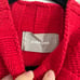 Everlane red cable knit 100% wool sweater