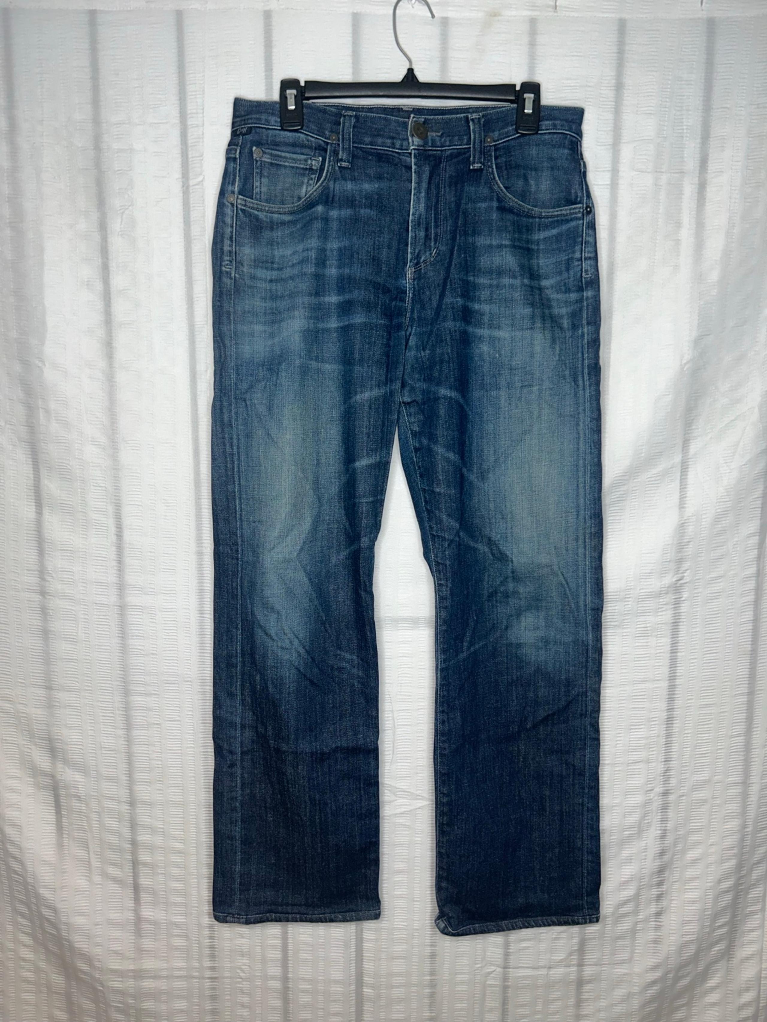 Citizens of Humanity Mens Evans 606 Jeans 30x30 Relaxed Button Fly USA Made 465