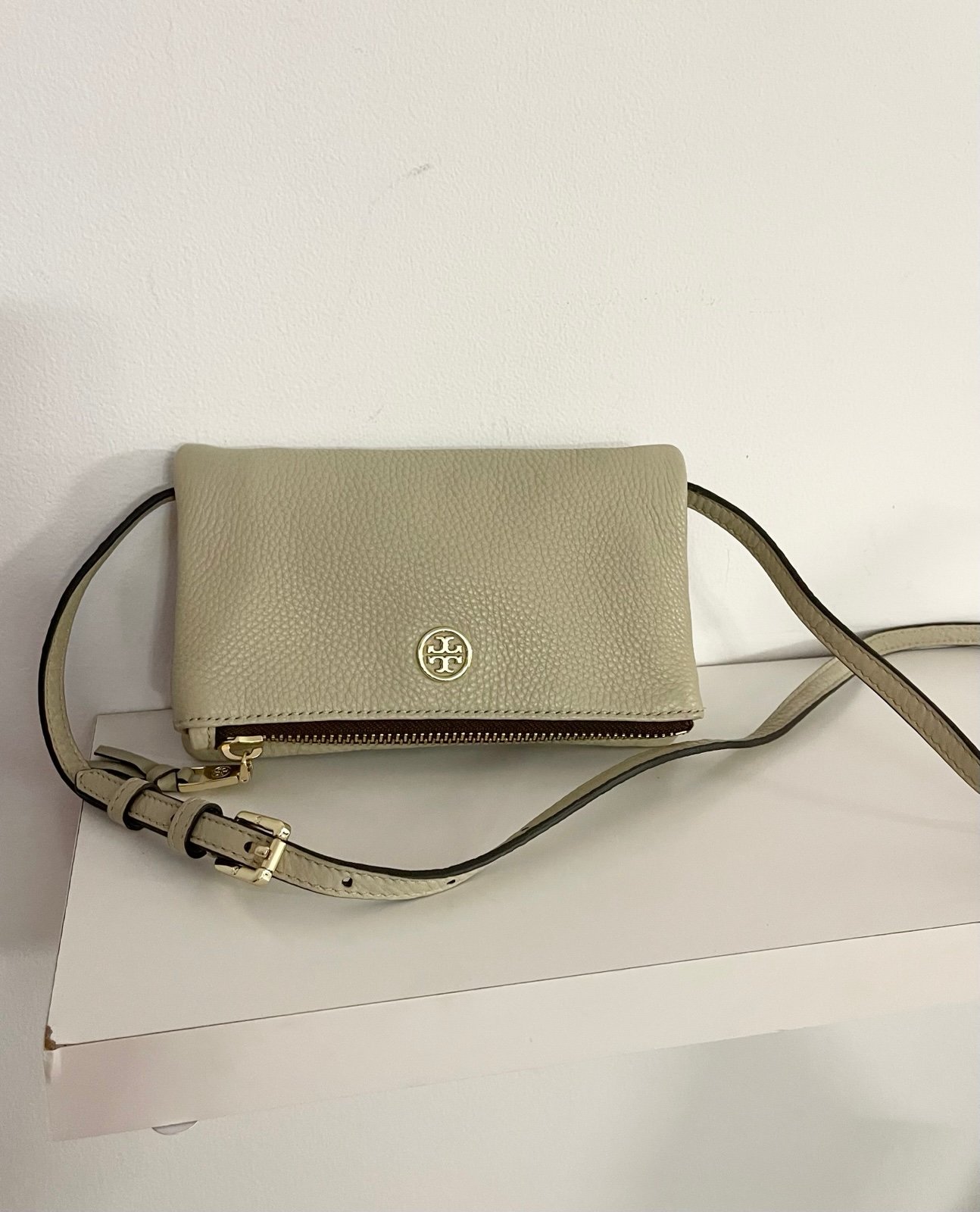 Tory Burch Light Tan Crossbody Bag