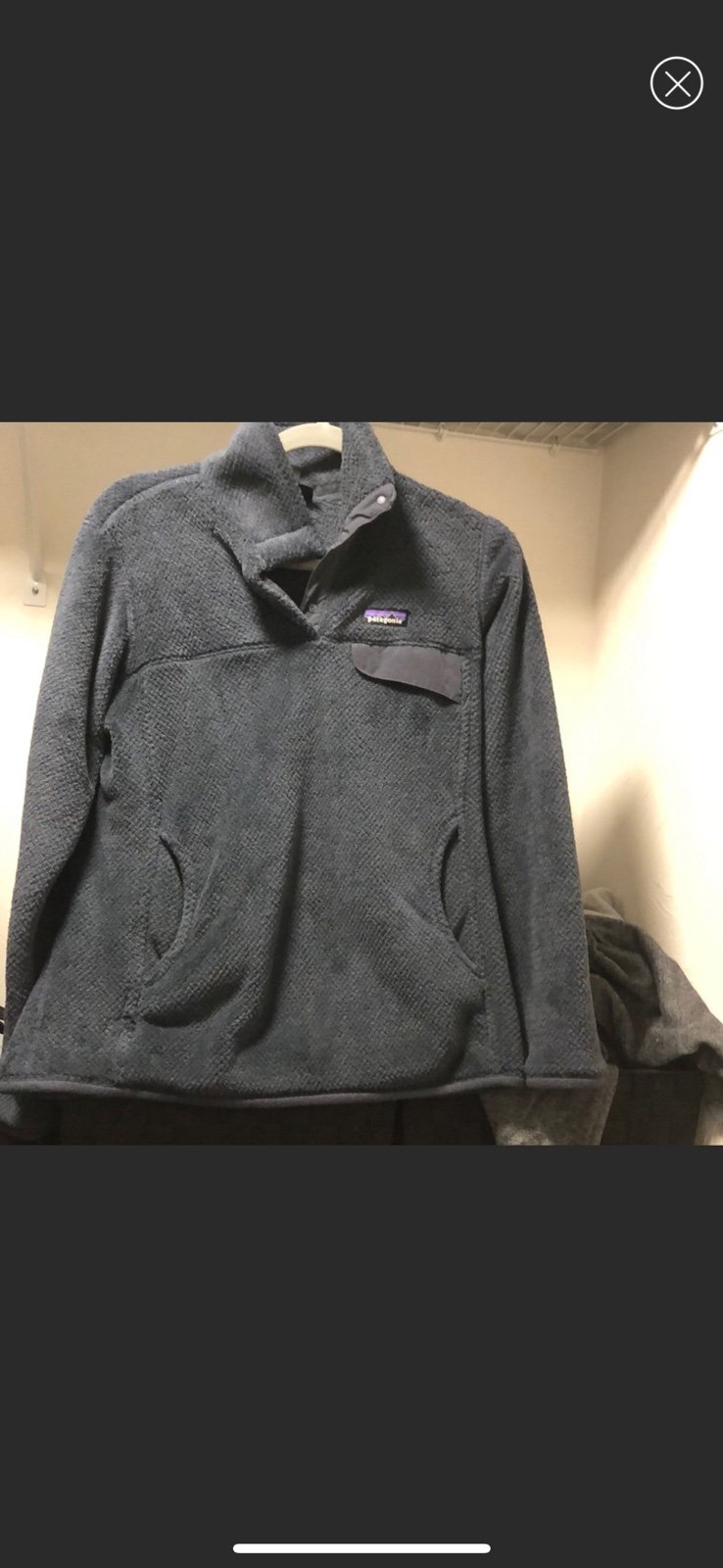 Patagonia pullover fleece jacket