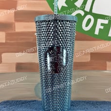 Starbucks Mexico Blue Chrome Studded