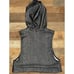 Urban Outfitters Silence + Noise XS Cropped Boxy Hooded Tank Top • Pullover NWT
