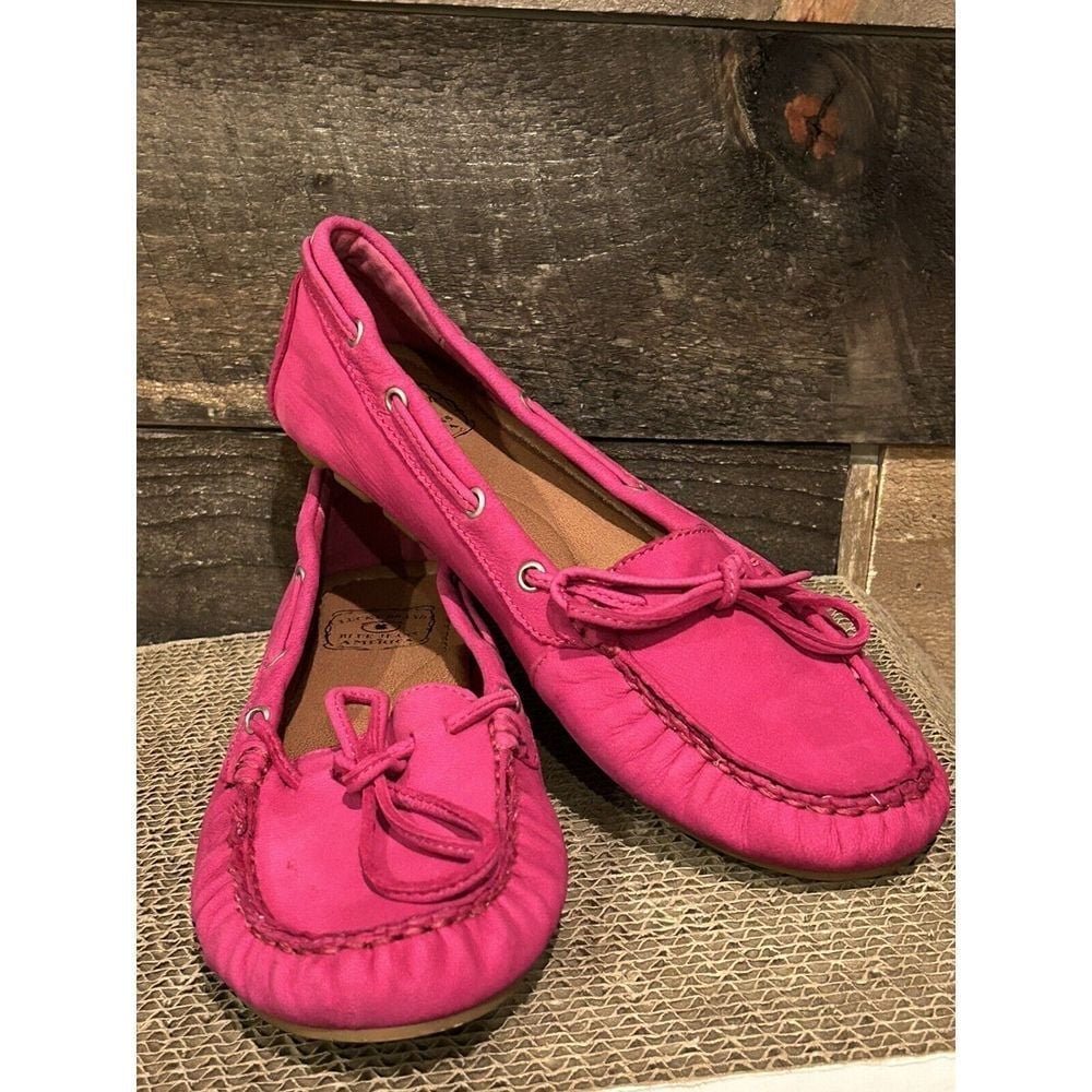 LUCKY BRAND Darice Pinkberry 8.5 Elko NUBUCK rare stylish suede