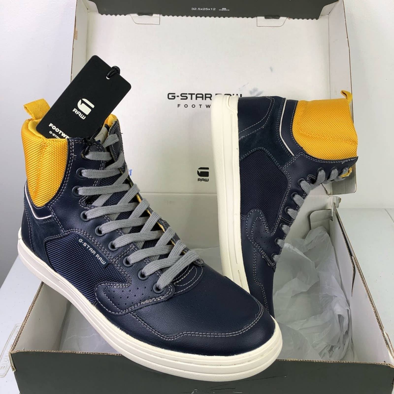 G-Star Raw Mimemus Mid Top Sneaker Shoes Size 10