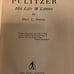 1924 1st edition- Joseph Pulitzer His li
