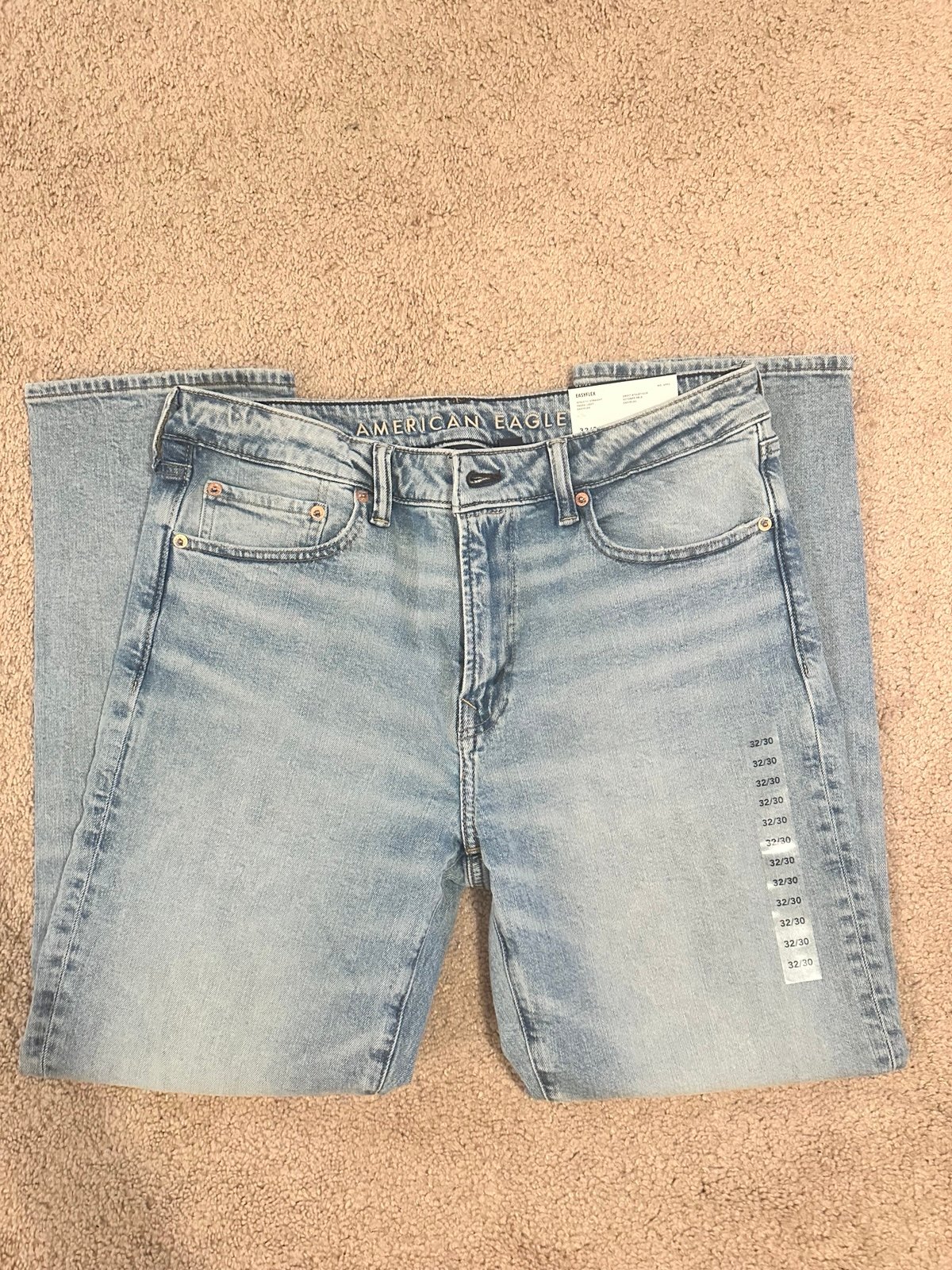 American Eagle EasyFlex Straight Leg Jeans Men’s 32 x 30 NWT