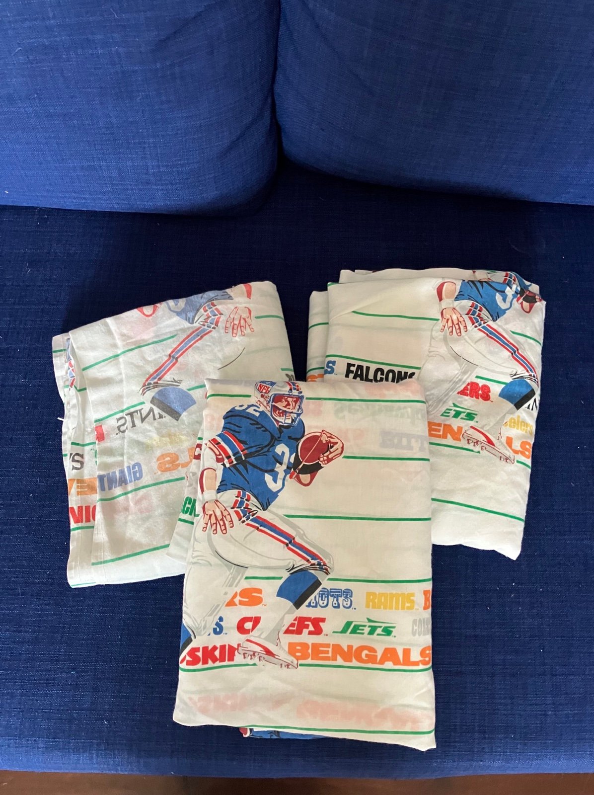 Vintage NFL football Sheets