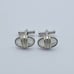 Excellent Condition ★MONTBLANC★ Cufflinks Oval Silver White