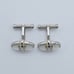 Excellent Condition ★MONTBLANC★ Cufflinks Oval Silver White