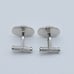 Excellent Condition ★MONTBLANC★ Cufflinks Oval Silver White