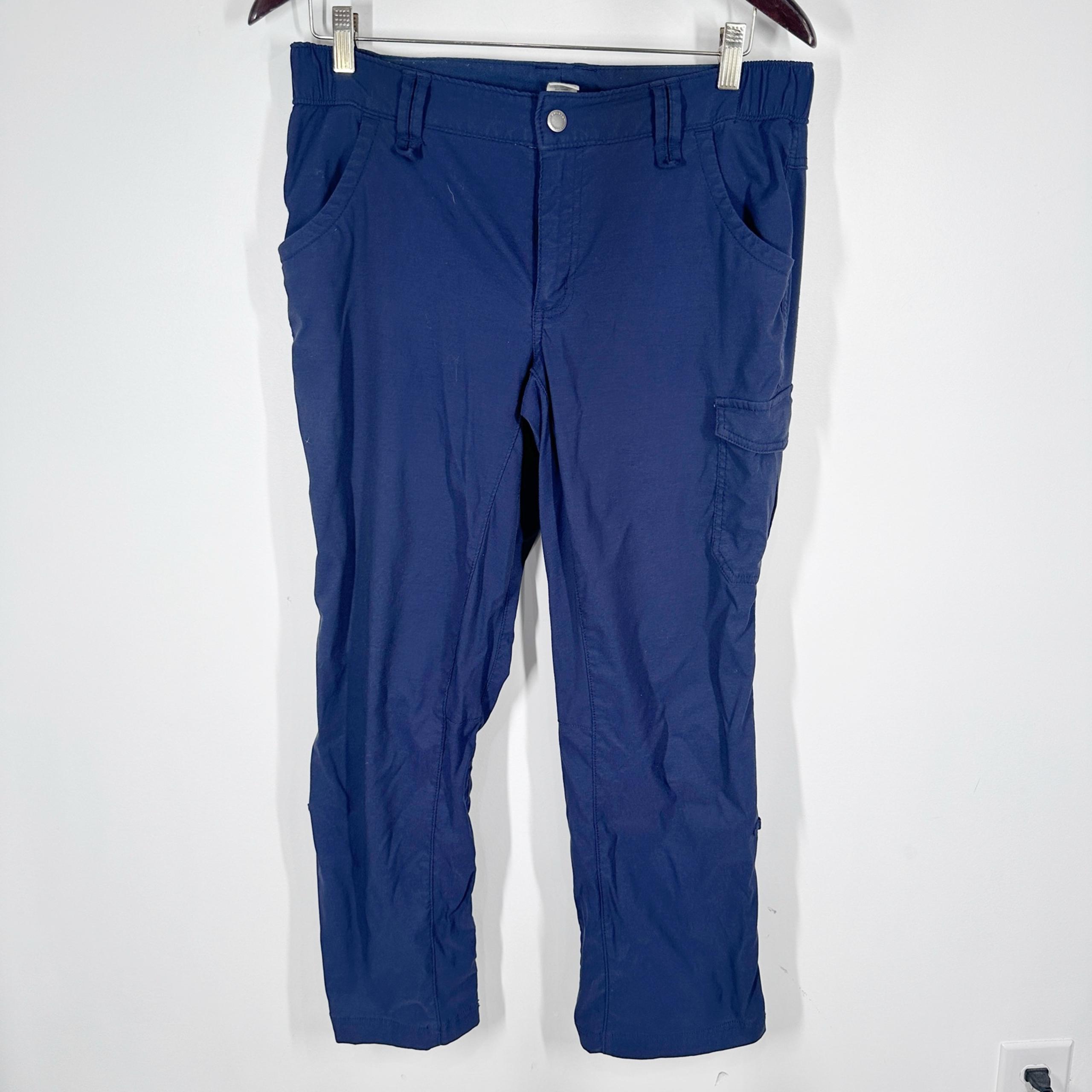 Duluth Trading Co Blue Nylon Cargo Pants Size 10x31 Straight Leg
