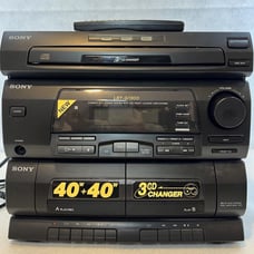 Sony HCD-G1300 Compact Disc Deck Receiver Remote 1997 Vintage No Speakers~Tested