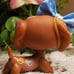 Lps littlest pet shop Authentic Postcard Dachund.