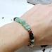 Boho Chic Gemstone & Glass Beaded Stretch Bracelet 7.5 Stackable Statement