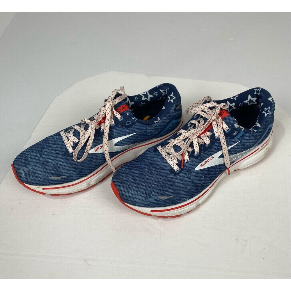 Brooks Ghost 15 Run USA Stars 4th of July Women's Shoes - Size 10. Comfort