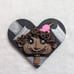 Wybie from Coraline Heart Valentines Day Painting Love Art Decor Button Eyes
