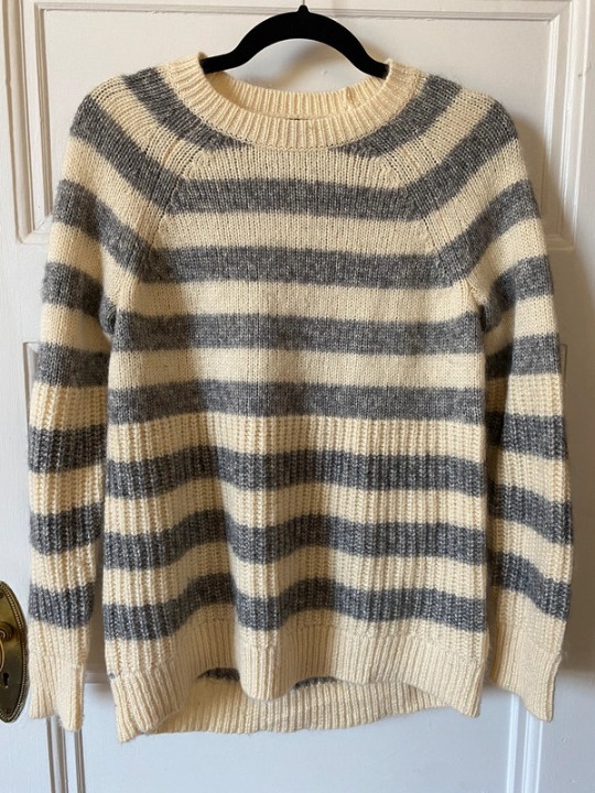Banana Republic Striped Sweater Excellent quality, great fit