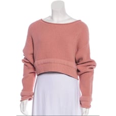 T BY ALEXANDER WANG Cropped Sweater