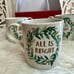 Holiday Collection Lenox Set of 4 French Perle Berry Mugs