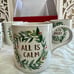 Holiday Collection Lenox Set of 4 French Perle Berry Mugs