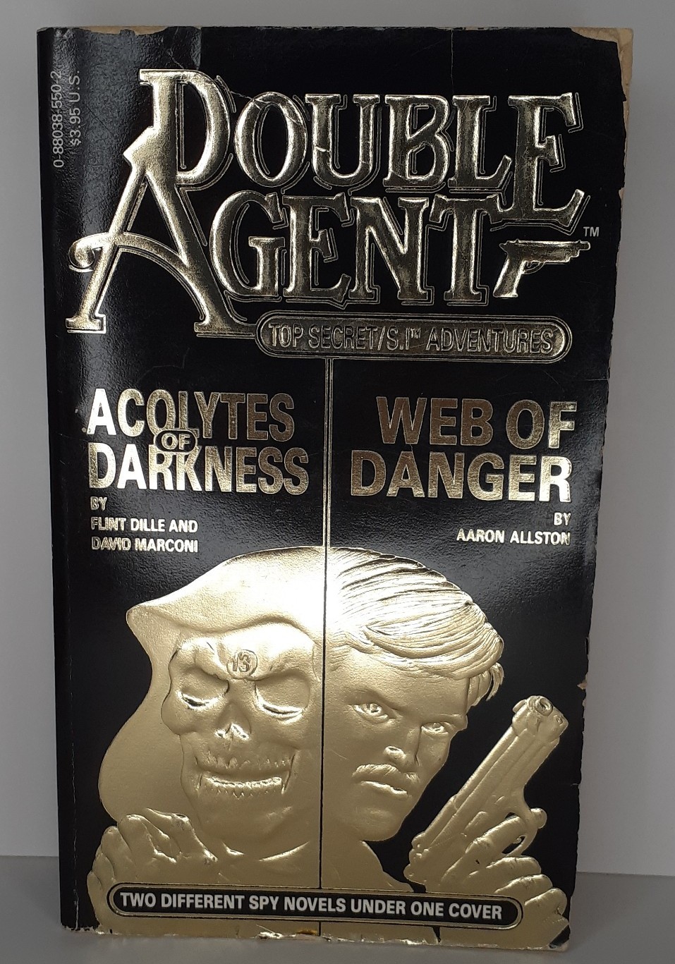 Double Agent Top Secret/S.I Acolytes of Darkness/Web of Danger 1988 Spy Novel