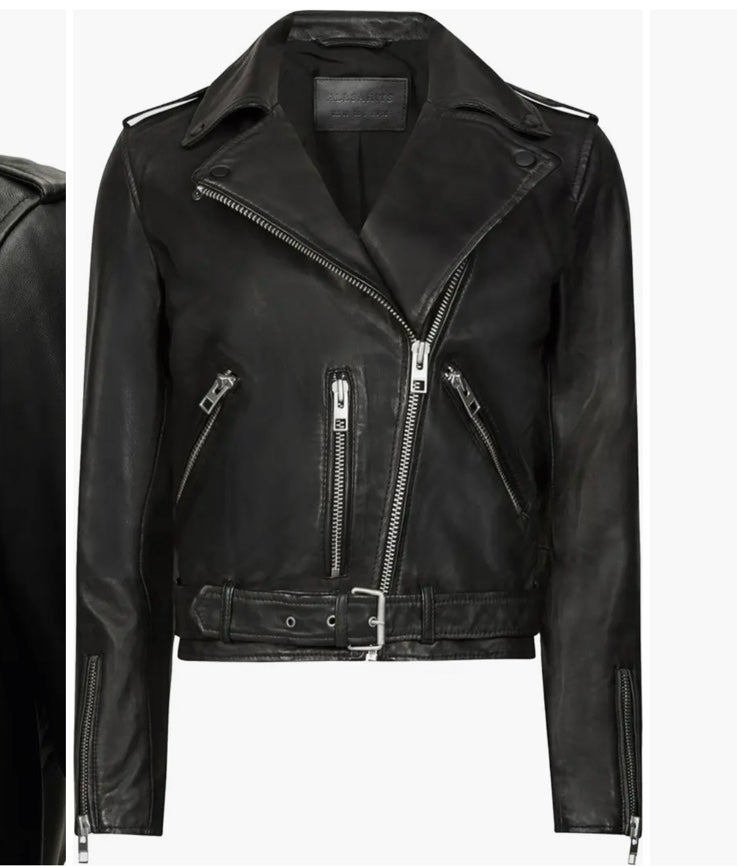 All saints Balfern leather biker jacket