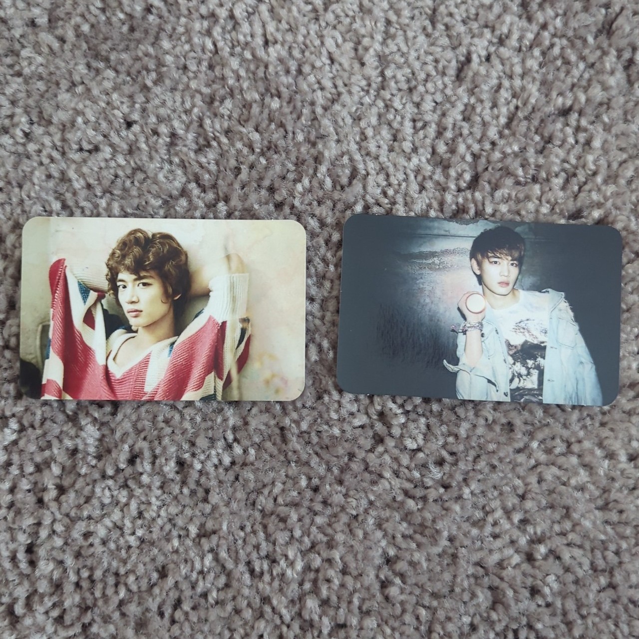 SHINee Minho Sherlock Japanese version photocards, both versions
