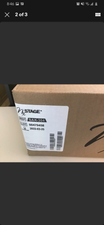 NxStage Dialysate Referance SAK-304 Unop