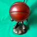 Basketball Accent Lamp Globe Head Light Metal Basketball Player / Base 9” Sports