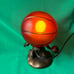 Basketball Accent Lamp Globe Head Light Metal Basketball Player / Base 9” Sports